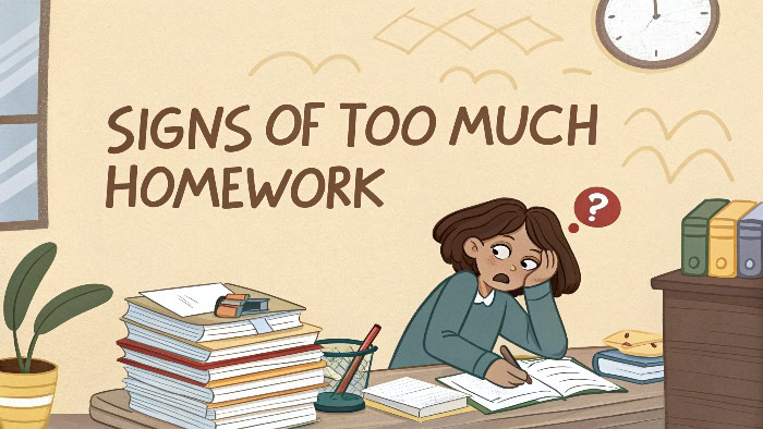 identifying the signs of too much homework and how it affects children’s well-being - DialogueDon